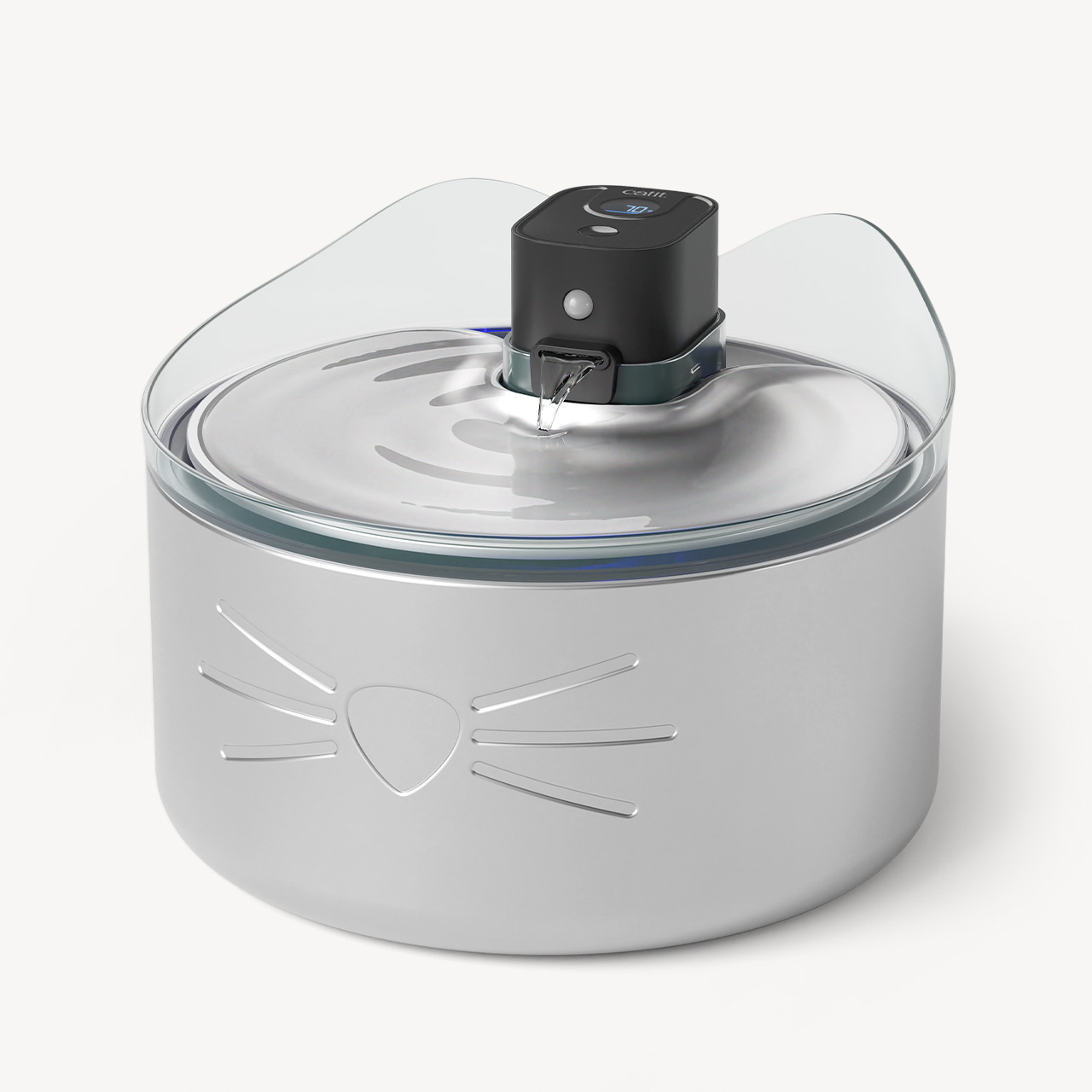 Editorial illustration for Catit vs PETLIBRO Cat Water Fountains: Flow, Cleaning, Filters and Smart Features Compared